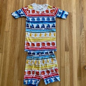 Hanna Andersson Star Wars shirt John pajamas 6-7 unisex